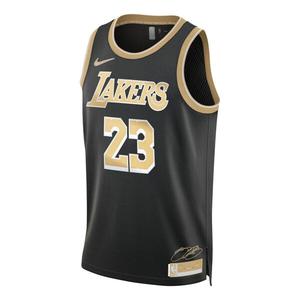 Футболка dri fit nba lebron james los angeles lakers 2024 select series swingman джерси Nike, черный