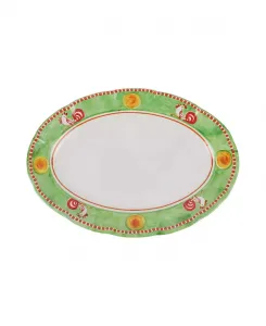 Овальное блюдо из меламина кампаньи песче Vietri, gallina