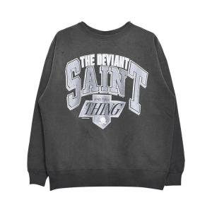 Толстовка SAINT Mxxxxxx Deviant Crewneck Sweatshirt, Black