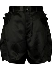 Шорты Noir Kei Ninomiya с карманами и клапанами, черный