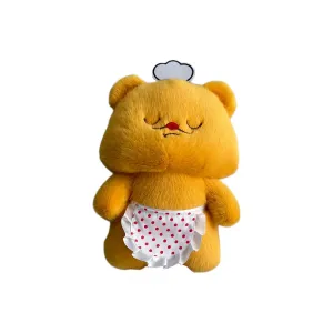MIC RABBIT Плюшевая кукла Dress Up Style Yellow Bear высота 24см