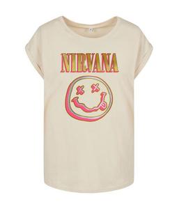 Футболка Nirvana Coloured Logo, песочный