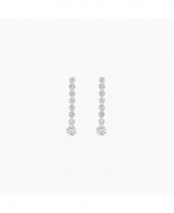 Теннисные серьги Селеста Bearfruit Jewelry, White gold