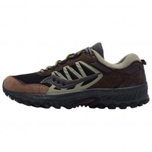 Saucony GRID PEAK легкие кроссовки для бега Unisex Black Green Umber
