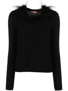 TWINSET джемпер тонкой вязки, черный