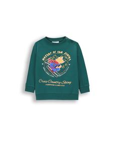 Рубашка с длинным рукавом Coccodrillo, зеленый