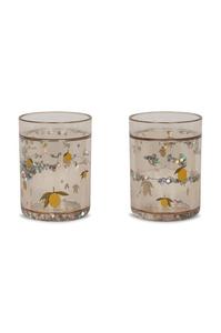 Детская кружка 2 шт GLITTER CUPS Konges Sløjd, желтый