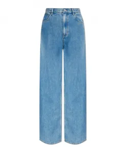 Широкие джинсы Theory, синий