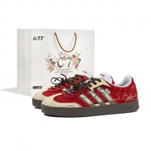 Adidas Neo Кроссовки для скейтбординга Vl Court Classic, унисекс, низкие, красные/коричневые