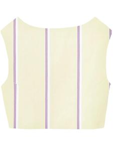 DESTREE укороченный топ в полоску от Richard, желтый