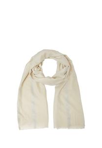 Шарф MIT GLITZER UND FRANSEN s.Oliver, бежевый