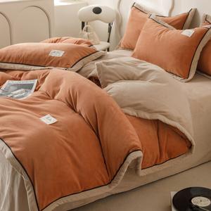 FUANNA Комплект постельного белья, простыня 180x220 см, пододеяльник односпальный, 2 наволочки