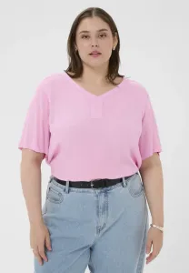 Блузка kcami ss Kaffe Curve, Pink Frosting