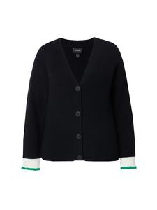 Спортивная куртка Ulla Popken Strickjacke, черный