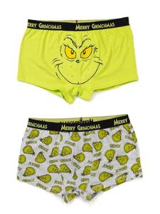 Боксеры United Labels 2er Pack The Grinch Unterhose Retro, зеленый