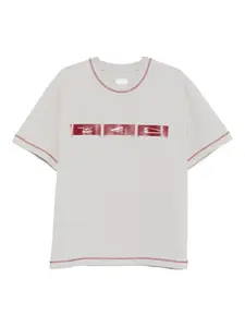 Хлопковая футболка ROA, серый