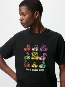 Футболка с графическим принтом Super Mario Archive ut Uniqlo, черный