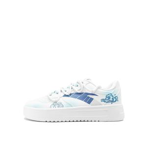 ANTA Relaxed Seaside Sunrise Slip Resistant Abrasion Resistant Low top Skateboard Shoes Women's Blue White