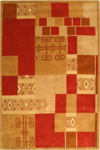 Ковер SAFAVIEH, 290 x 412 см, Rodeo Drive Collection, Assorted, ручной работы Mid-Century Modern Abstract Wool, идеально подходит для помещений с высокой проходимостью в гостиной, спальне (RD873A)