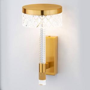 Настенный светильник Nova Luce Bion, алюминий / акриловое стекло - золото