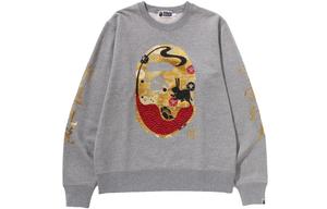 Мужская толстовка ограниченной серии FW23 Mid-Autumn Festival A Bathing Ape, черный
