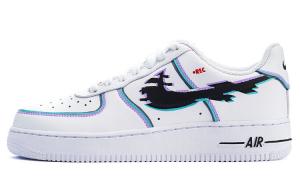 Кроссовки Nike Air Force 1 Skateboard Shoes Women's Low-Top White Black
