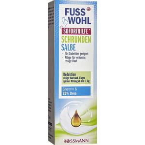 Мазь от трещин, неотложная помощь FUSSWOHL, 75 ml