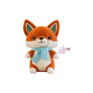 Очаровательная плюшевая игрушка лиса высота 25cm/40cm/60cm AOLETU, темно-оранжевый