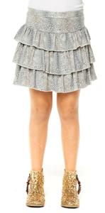 Детская трикотажная юбка-шорты с оборками Micro In Micro Animal Print Chaser