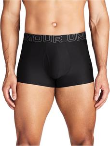 Under Armour мужские боксеры Multi-Pack Performance Tech Trunk с внутренним швом 3", ультрамягкие, Black Solid - Core 3-Pack