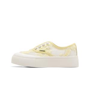 C°BANNER Женские низкие кеды желтые, цвет Yellow