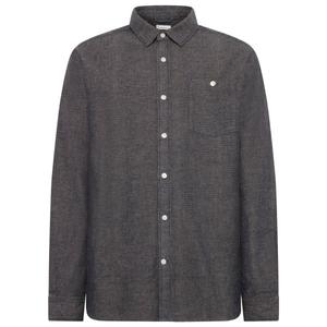 Рубашка с зигзагообразной структурой твила. Knowledgecotton Apparel, Night Sky