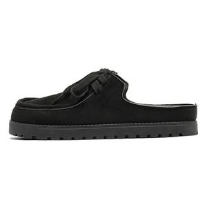 BOREE Закрытые тапочки мужские черные, цвет Black