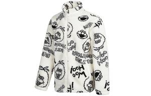 Бархатная куртка унисекс adidas neo, Белый