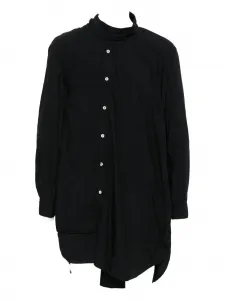 Асимметричная рубашка на пуговицах Comme Des Garçons Homme Plus, черный