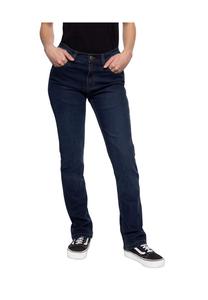 Байкерские джинсы с пятью карманами изготовленные по индивидуальному заказу Queen Kerosin, синий