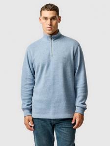 Хлопчатобумажная толстовка на молнии alton ave с четвертинкой шеи Rodd & Gunn, цвет Sky