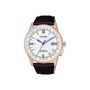 CITIZEN Часы Airborne Eagle Series Solar Quartz Movement Genuine Leather Cow Leather Strap Watch Men's Watch White Dial, White
