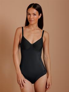 SUSA Черный боди на косточках