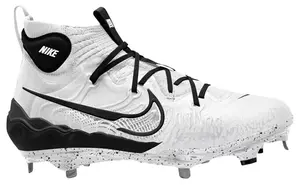 Мужские металлические бейсбольные бутсы Nike Alpha Huarache NXT, цвет White/Black/Pure Platinum