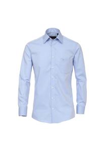 Мужская деловая рубашка с короткими рукавами, 58 см, униформа комфортной посадки CASAMODA, цвет Azurblau
