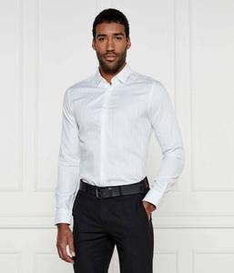 Рубашка мужская Hugo в полоску, белый