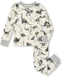 Пижама Hatley Kids Stretch Cotton Pajama Set, цвет Dino Extinction