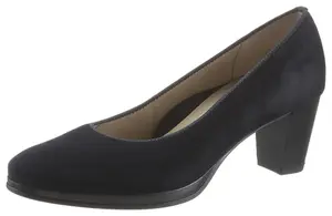 Туфли Ара "ORLY", вечерние, праздничные, на каблуке-воронке, на небольшой платформе Ara, цвет 13436-02 Blau