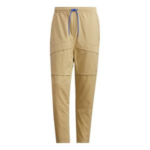 Брюки men's st wv cargo pnt multiple pockets solid color casual pants/trousers khaki Adidas, хаки
