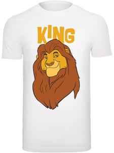 Классическая футболка F4NT4STIC Shirt Disney The König der Löwen Mufasa King, белый