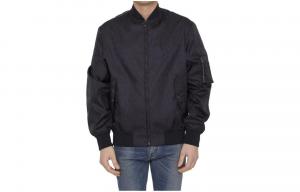 Valentino Иконографическая жаккардовая куртка-бомбер на молнии, Black