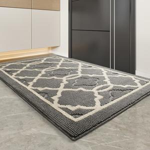 Dajiang Ковер 80х120 см New Nordic Home для прихожей, пылеудаляющий, износостойкий, антискользящий, Yu Li Ya, темно-серый