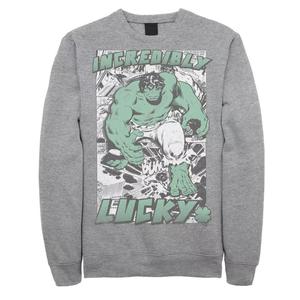 Мужской свитшот Marvel Hulk Incredible Lucky St. Патрика Licensed Character