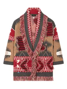 Пальто Grunge Anthem с бахромой Alanui, коричневый